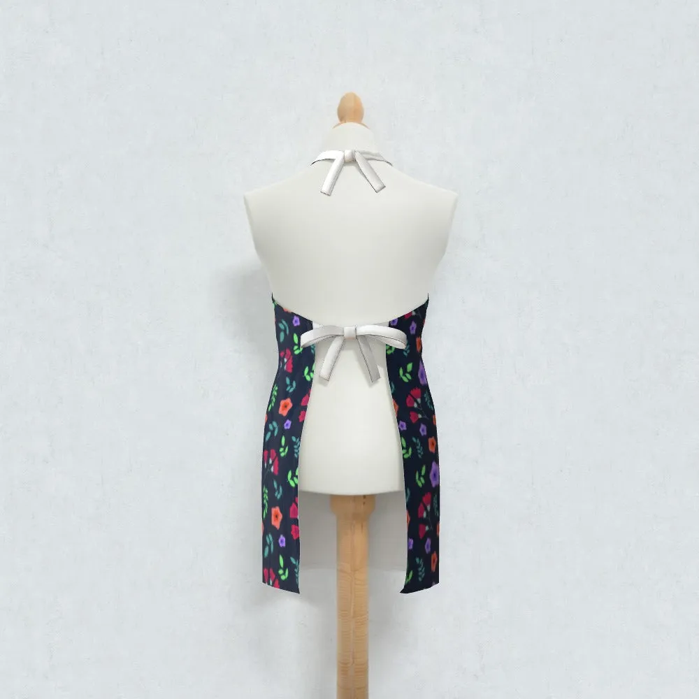 Apron - Dark Flowers
