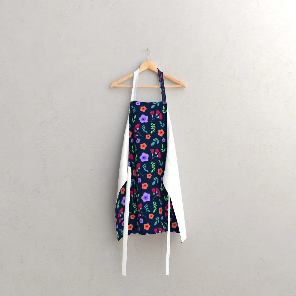 Apron - Dark Flowers