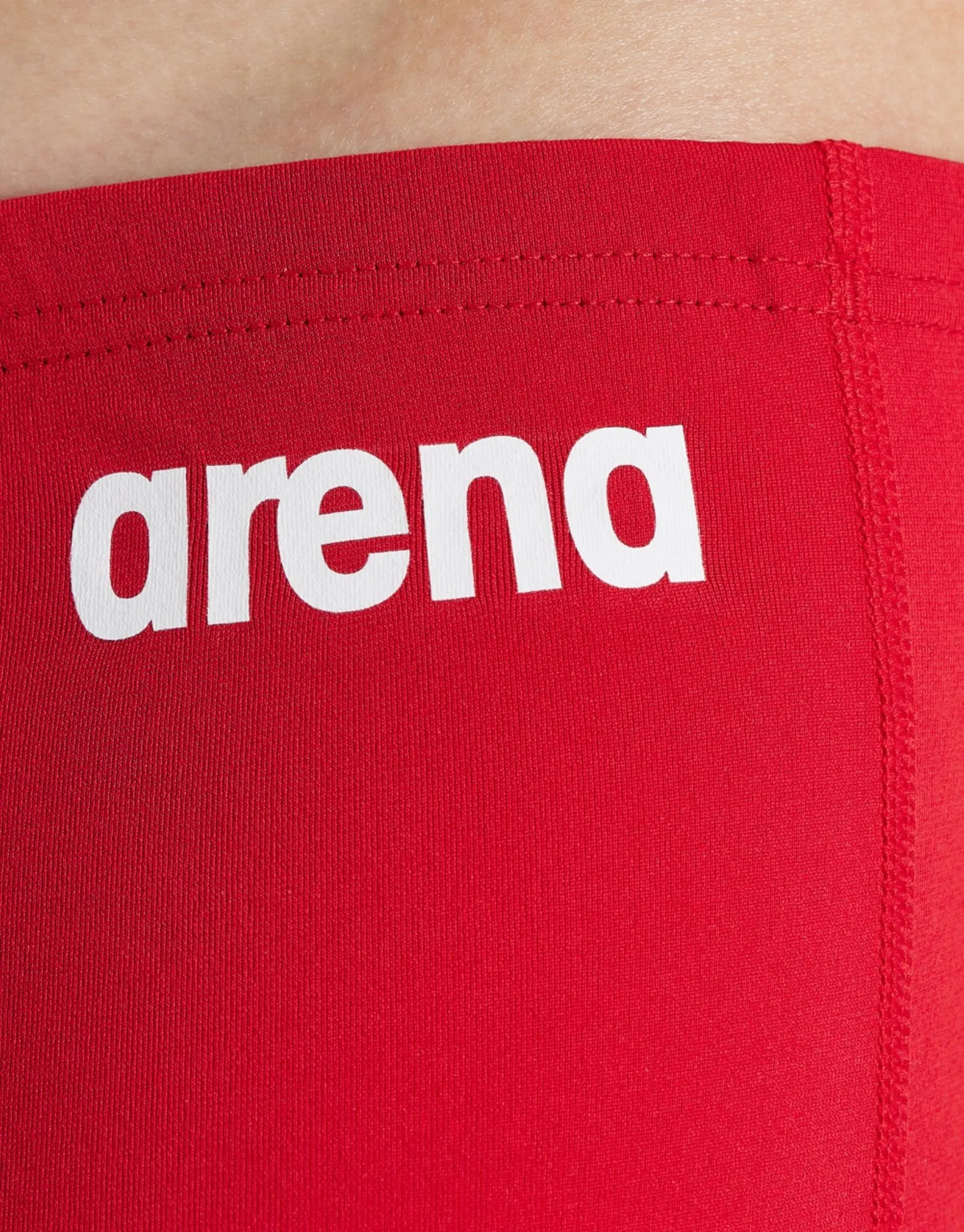 Arena Boys Team Solid Swim Jammer - Red/White