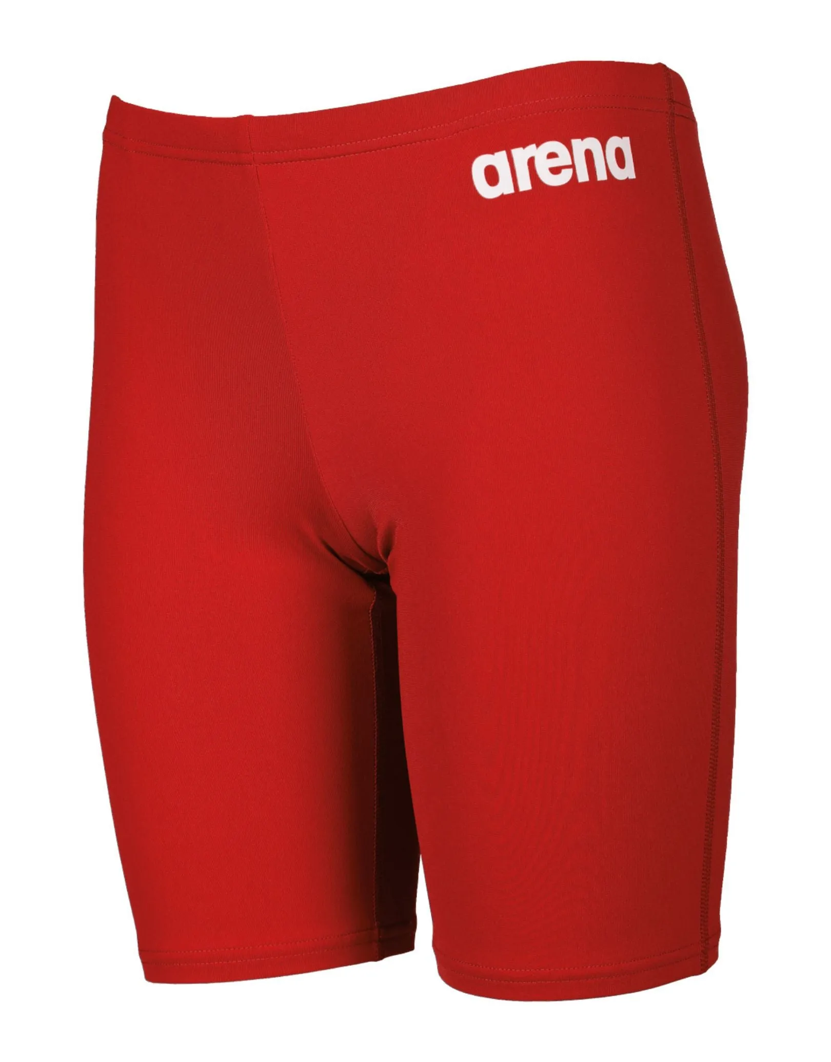Arena Boys Team Solid Swim Jammer - Red/White
