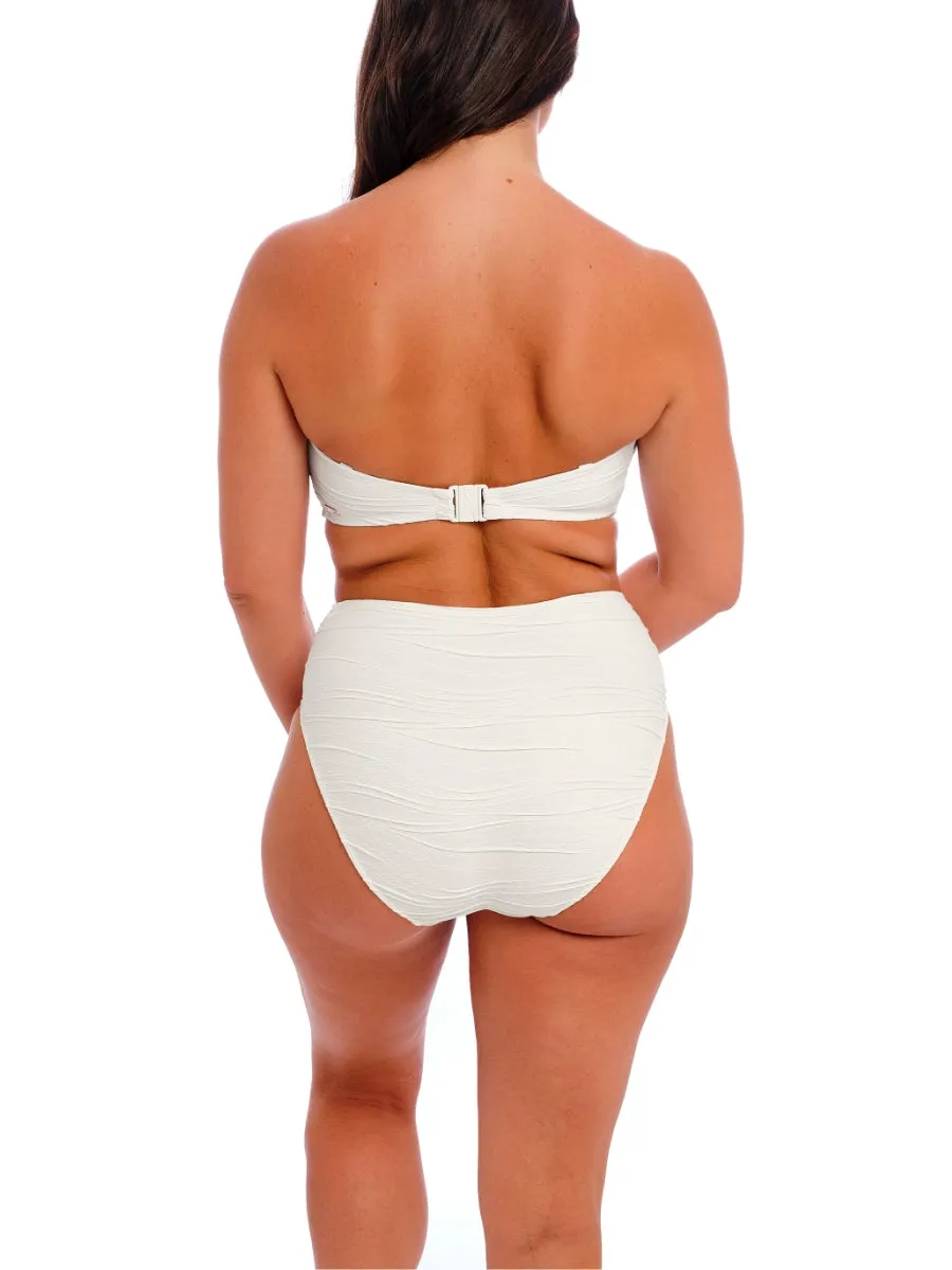 Beach Waves Bandeau Bikini Top - Linen