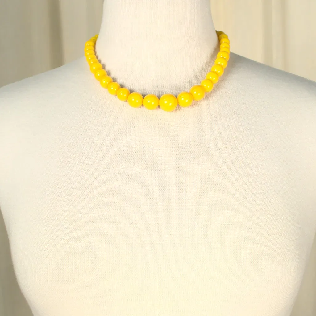 Bright Yellow Bead Set