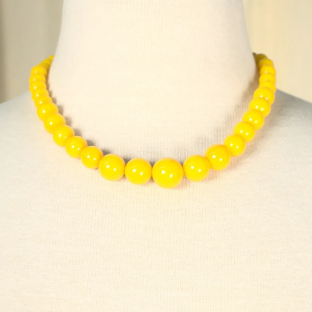 Bright Yellow Bead Set