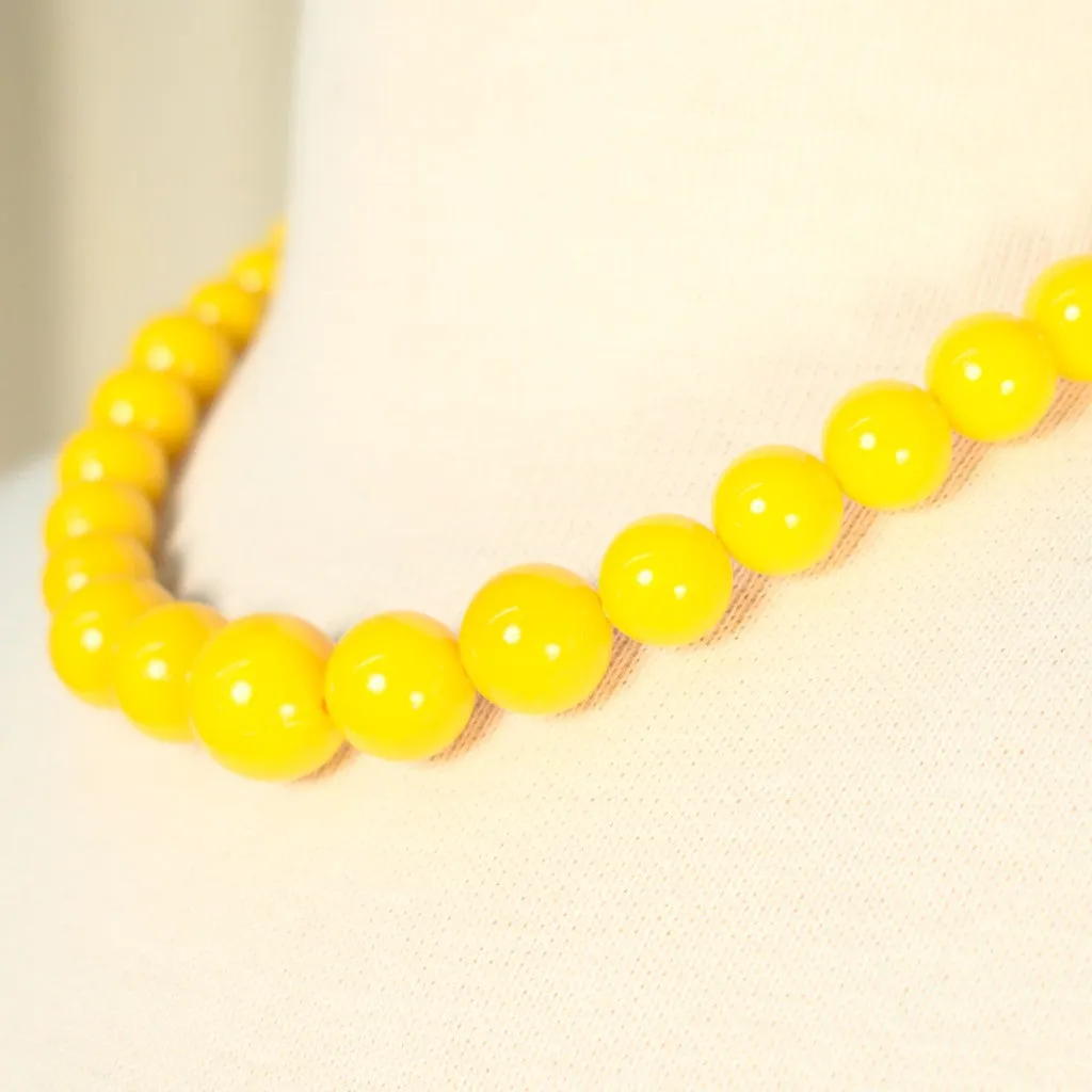 Bright Yellow Bead Set