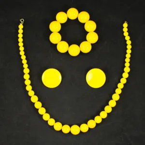 Bright Yellow Bead Set