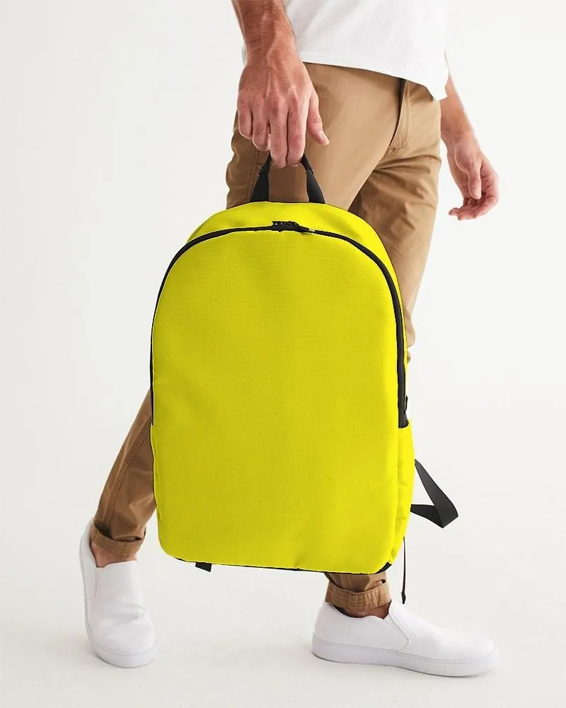 Bright Yellow Waterproof Backpack | Bright Pure Yellow | C0M0Y100K0
