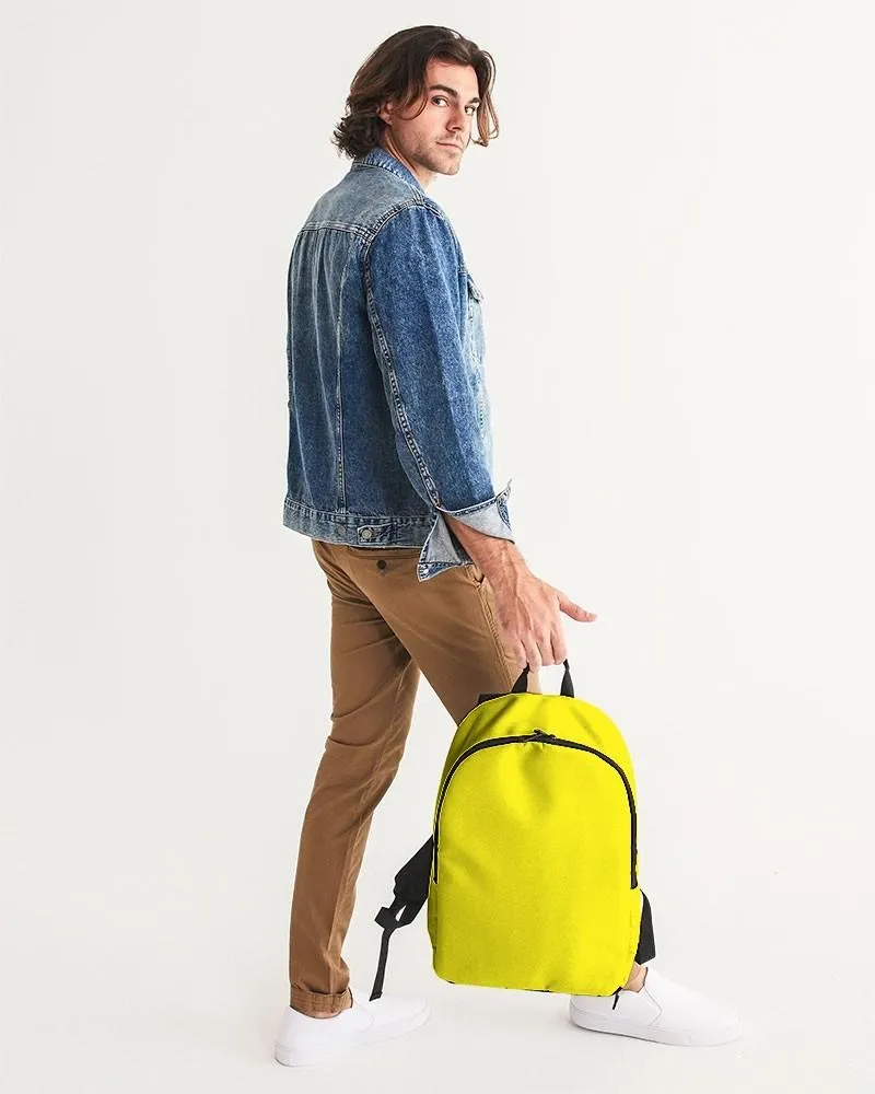 Bright Yellow Waterproof Backpack | Bright Pure Yellow | C0M0Y100K0