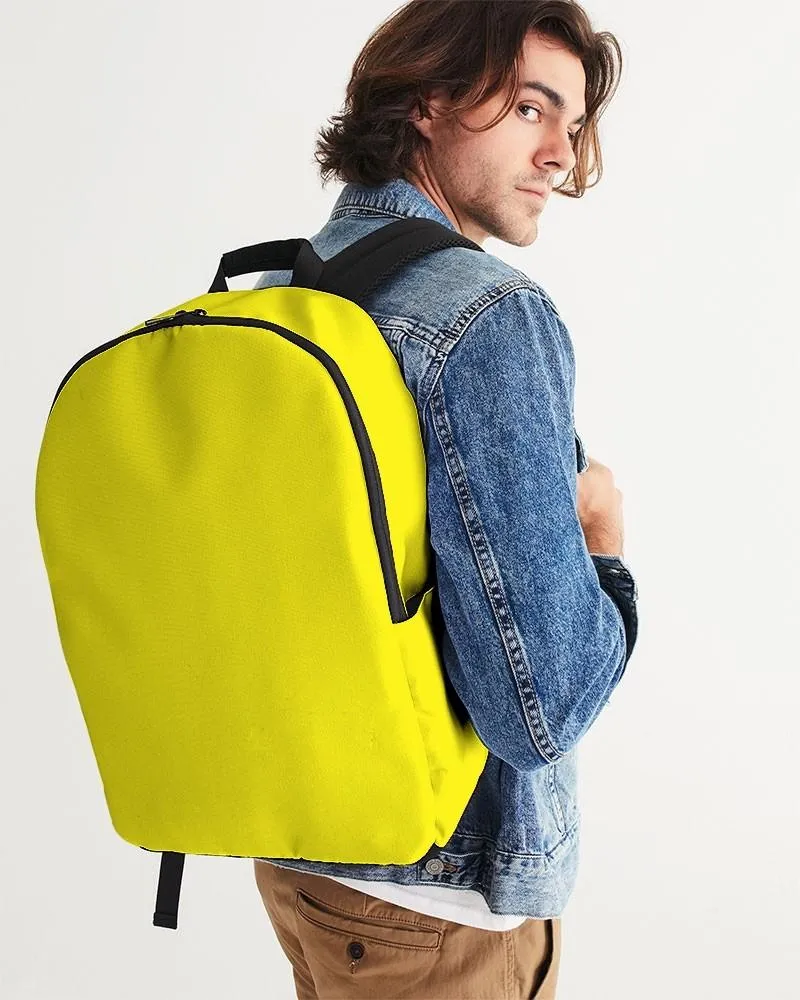 Bright Yellow Waterproof Backpack | Bright Pure Yellow | C0M0Y100K0