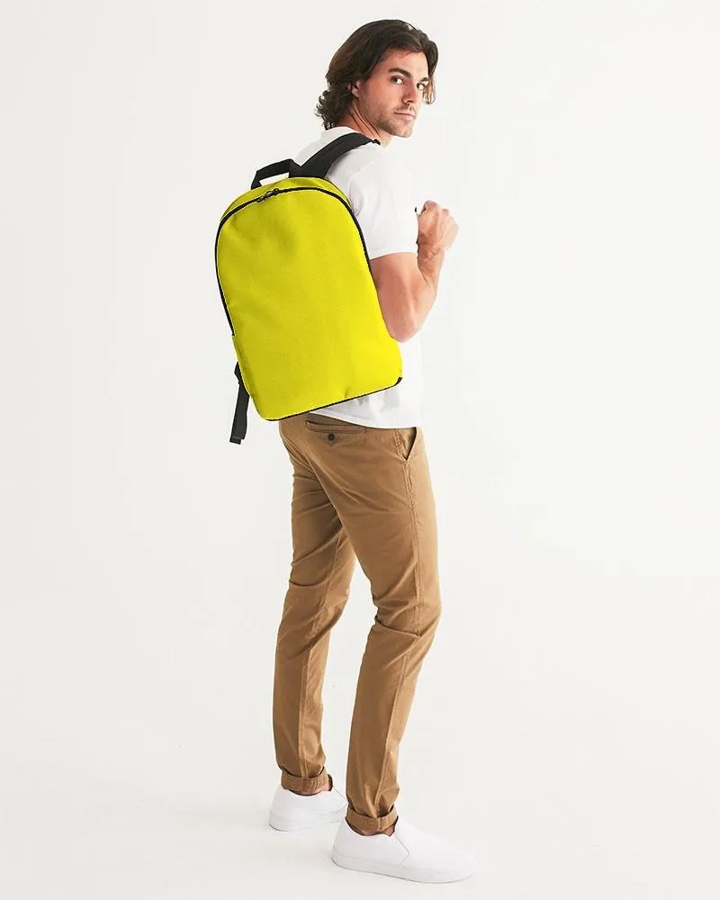 Bright Yellow Waterproof Backpack | Bright Pure Yellow | C0M0Y100K0