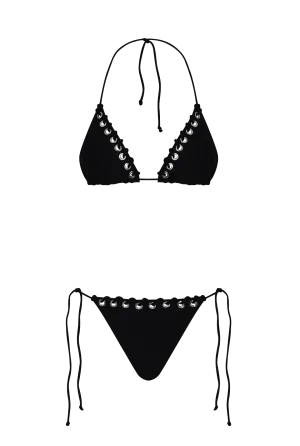 Eyelet Triangle Bikini