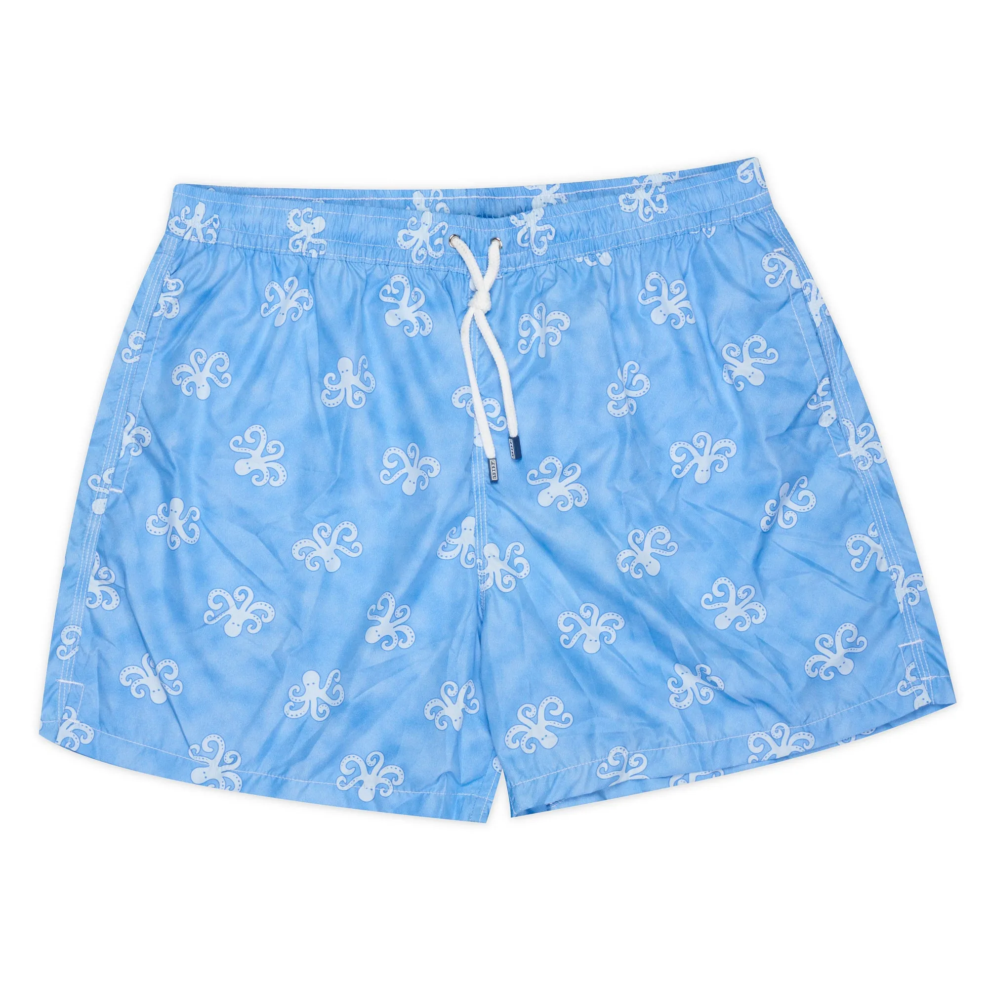 FEDELI Blue Octopus Print Costume Airstop Swim Shorts Trunks NEW 2XL