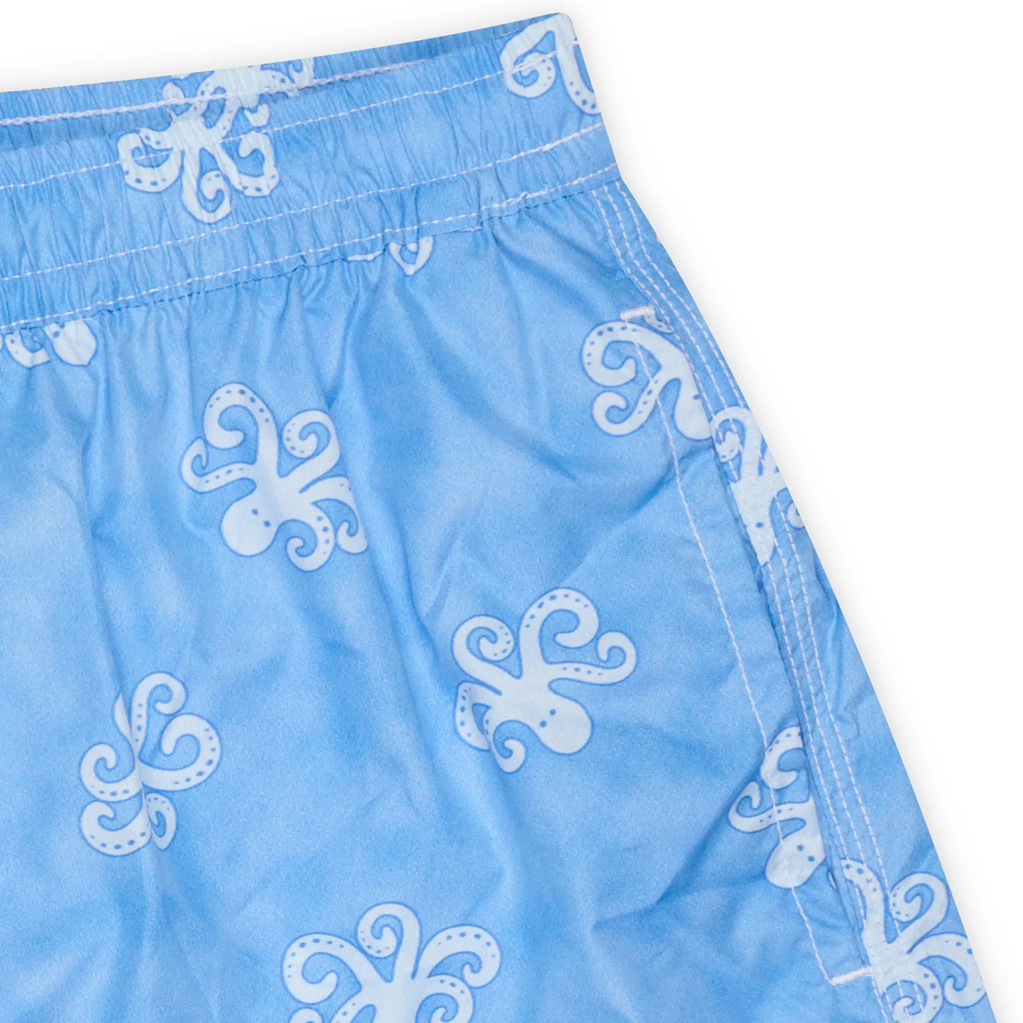 FEDELI Blue Octopus Print Costume Airstop Swim Shorts Trunks NEW 2XL