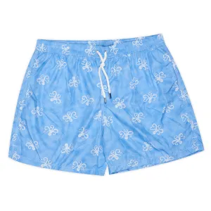FEDELI Blue Octopus Print Costume Airstop Swim Shorts Trunks NEW 2XL