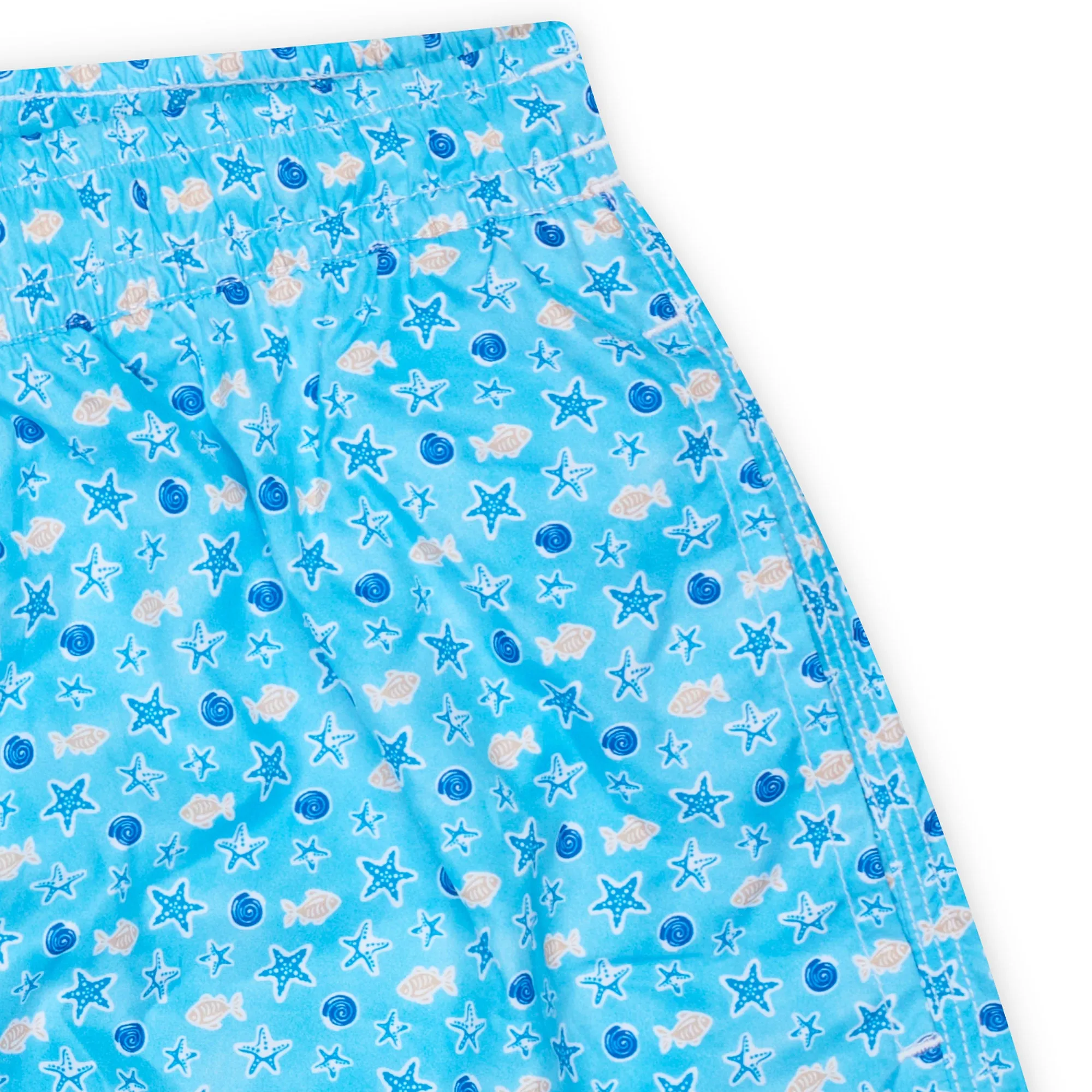 FEDELI Blue Sea Animals Print Madeira Airstop Swim Shorts Trunks NEW 3XL