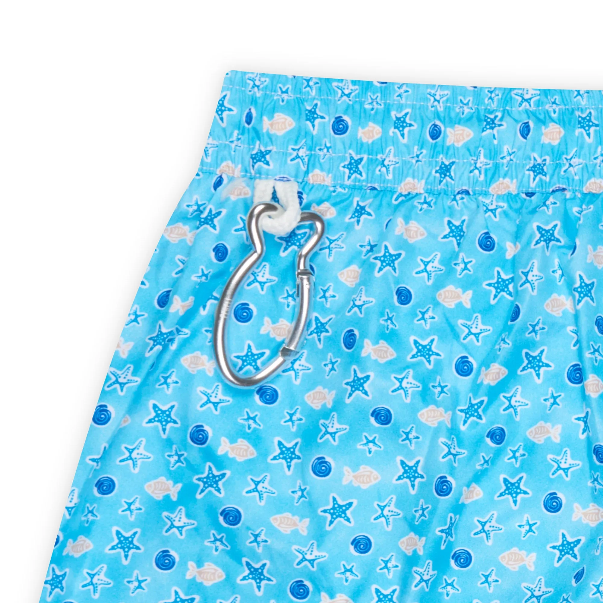 FEDELI Blue Sea Animals Print Madeira Airstop Swim Shorts Trunks NEW 3XL