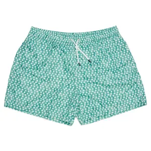 FEDELI Italy Green Fish Printed Madeira Airstop Swim Shorts Trunks NEW 3XL