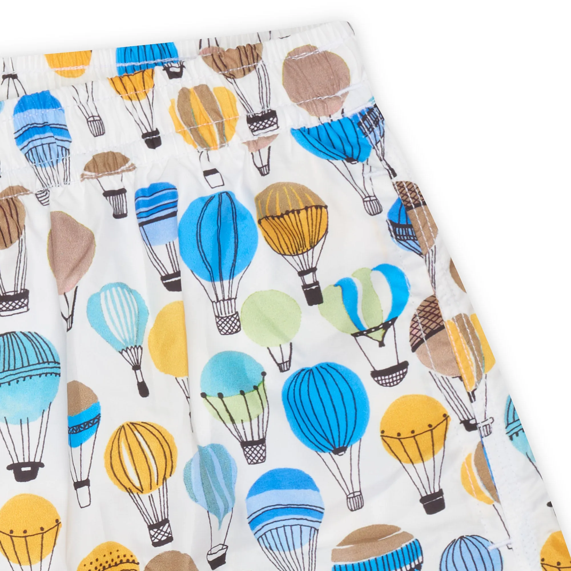 FEDELI White Balloon Print Maldive Airstop Swim Shorts Trunks NEW Size XL