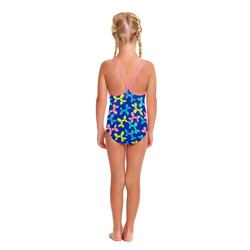 Funkita - Balloon Dog - Toddler Girls Printed One Piece