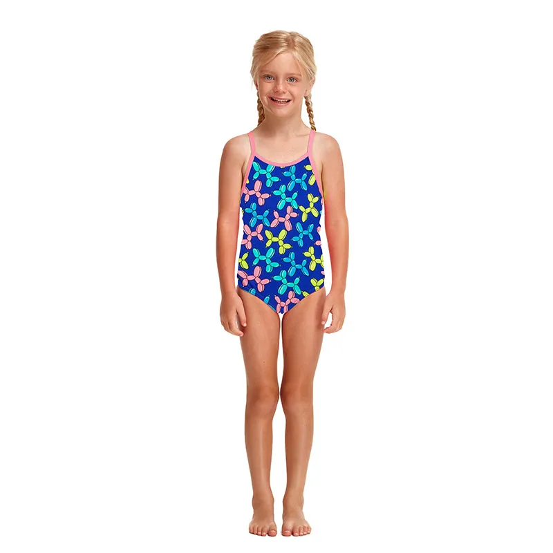 Funkita - Balloon Dog - Toddler Girls Printed One Piece