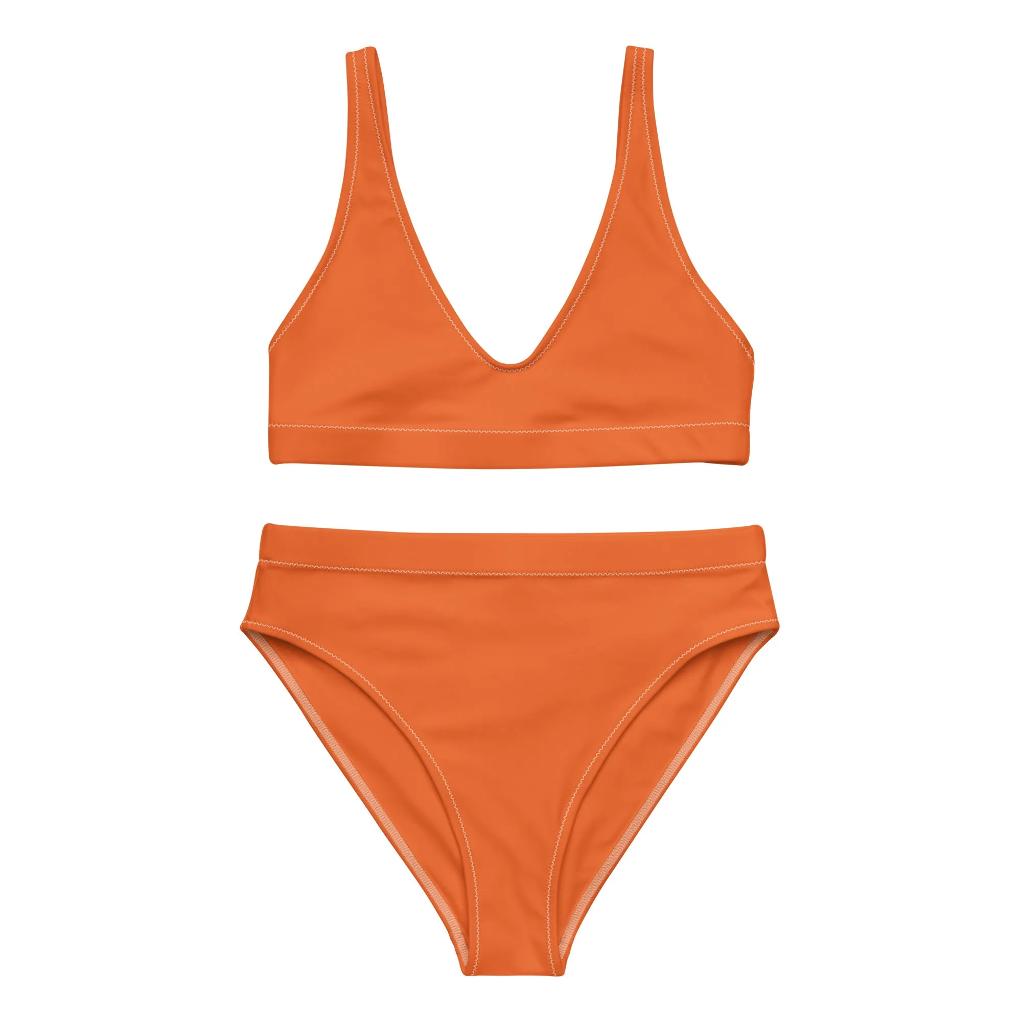 High Waisted Bikini Womens (Glamourange Luxury Bikini High Waisted - 005 Colours Model)