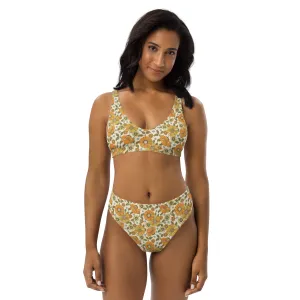 High Waisted Bikini Womens (Glamourange Luxury Bikini High Waisted - 0052 Patterns Model)