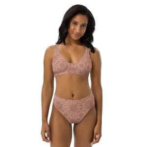 High Waisted Bikini Womens (Glamourange Luxury Bikini High Waisted - 0058 Patterns Model)