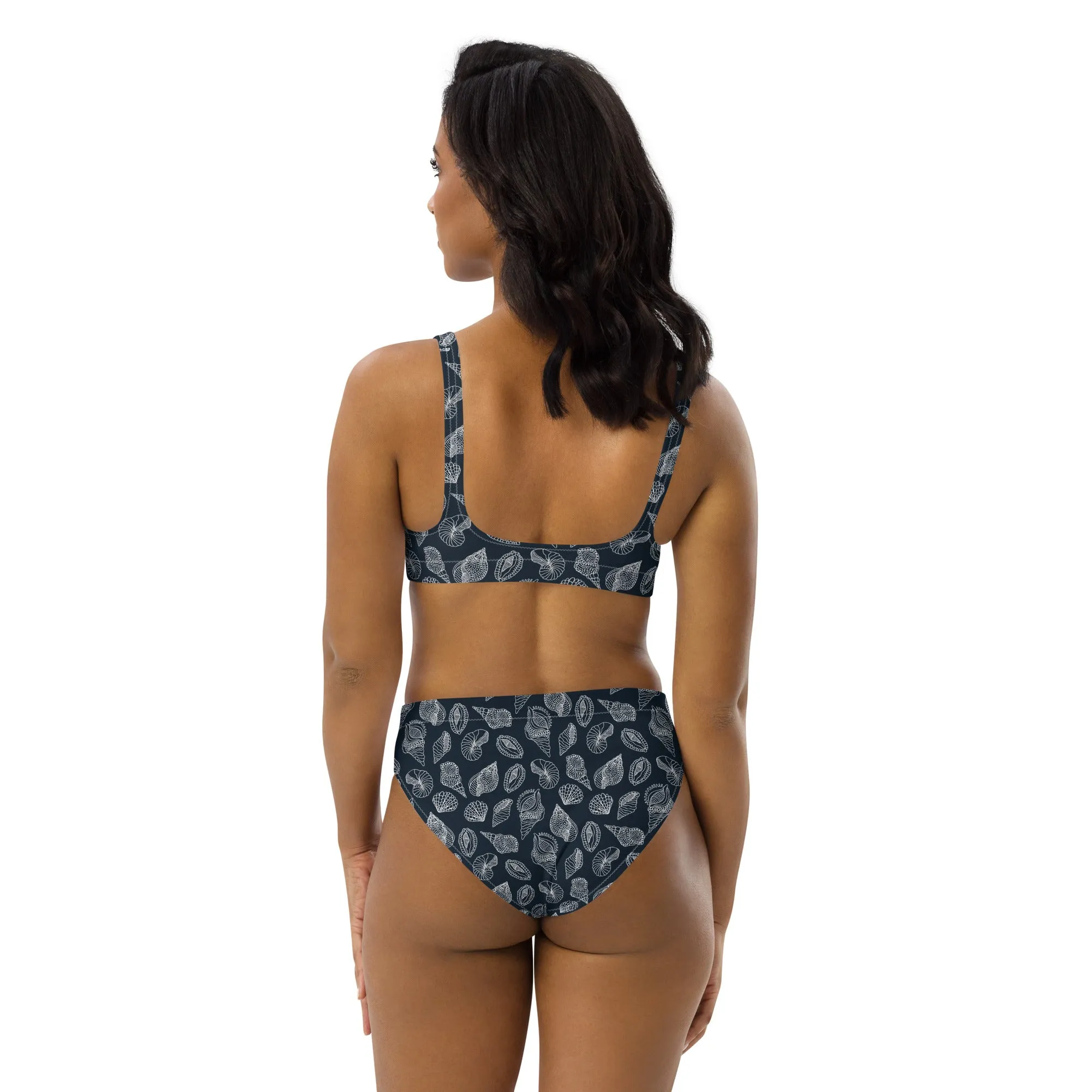 High Waisted Bikini Womens (Glamourange Luxury Bikini High Waisted - 0076 Patterns Model)