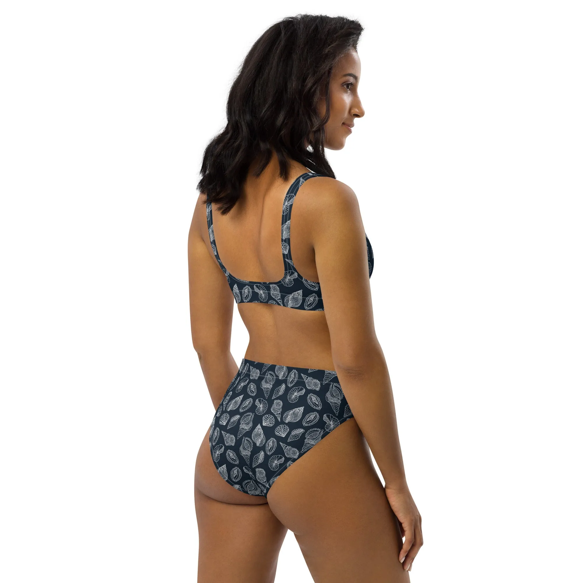 High Waisted Bikini Womens (Glamourange Luxury Bikini High Waisted - 0076 Patterns Model)