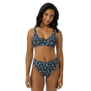 High Waisted Bikini Womens (Glamourange Luxury Bikini High Waisted - 0076 Patterns Model)