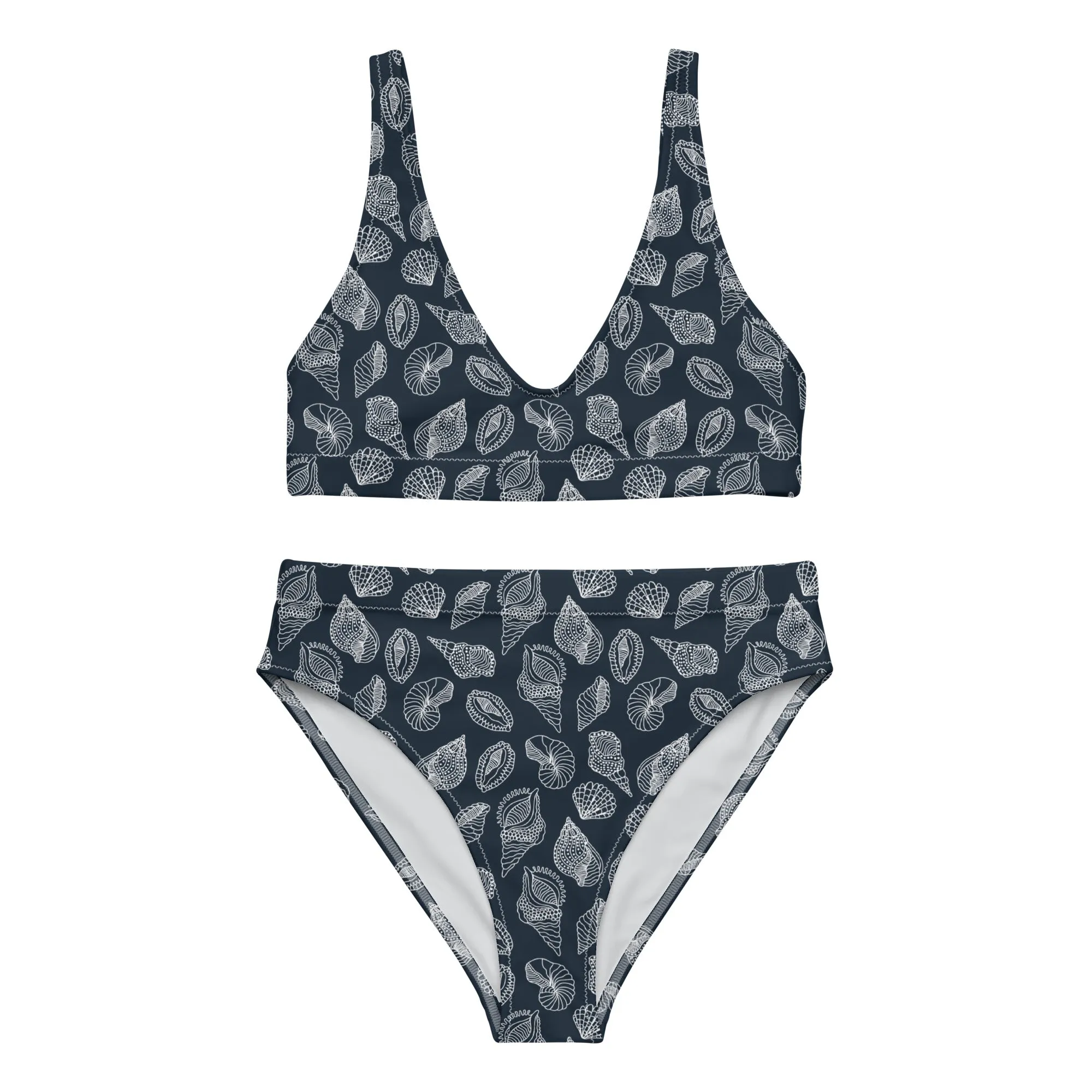 High Waisted Bikini Womens (Glamourange Luxury Bikini High Waisted - 0076 Patterns Model)