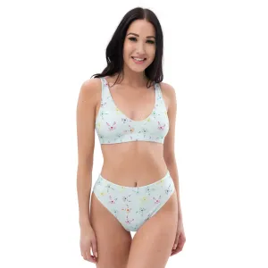 High Waisted Bikini Womens (Glamourange Luxury Bikini High Waisted - 0083 Patterns Model)