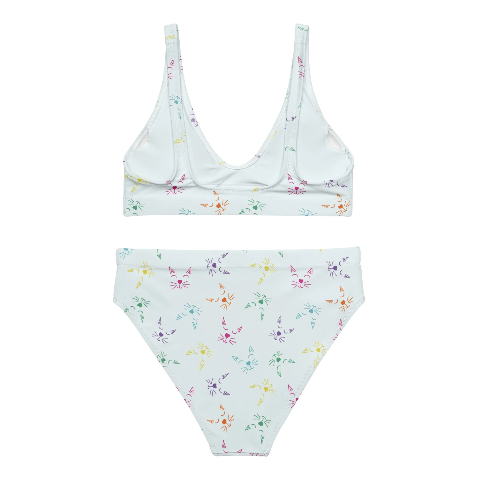 High Waisted Bikini Womens (Glamourange Luxury Bikini High Waisted - 0083 Patterns Model)