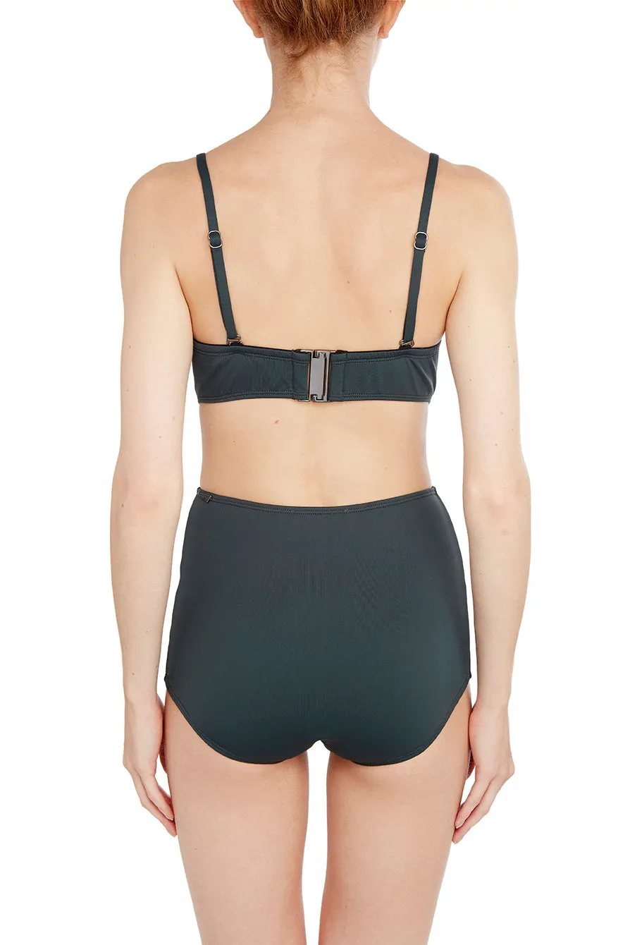 HOSSEGOR Bikini Top | Forest Green