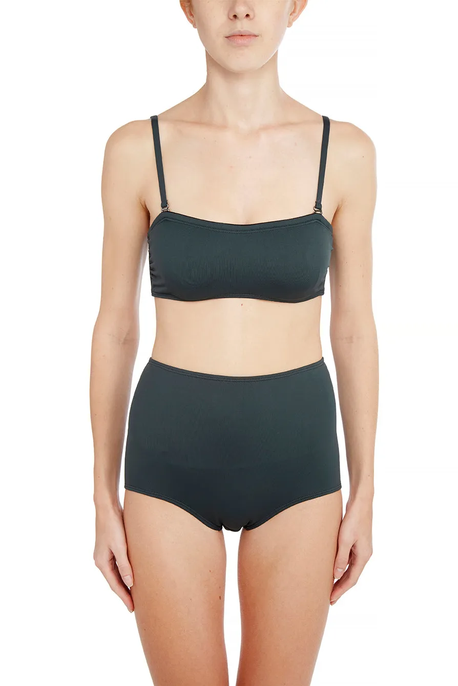 HOSSEGOR Bikini Top | Forest Green