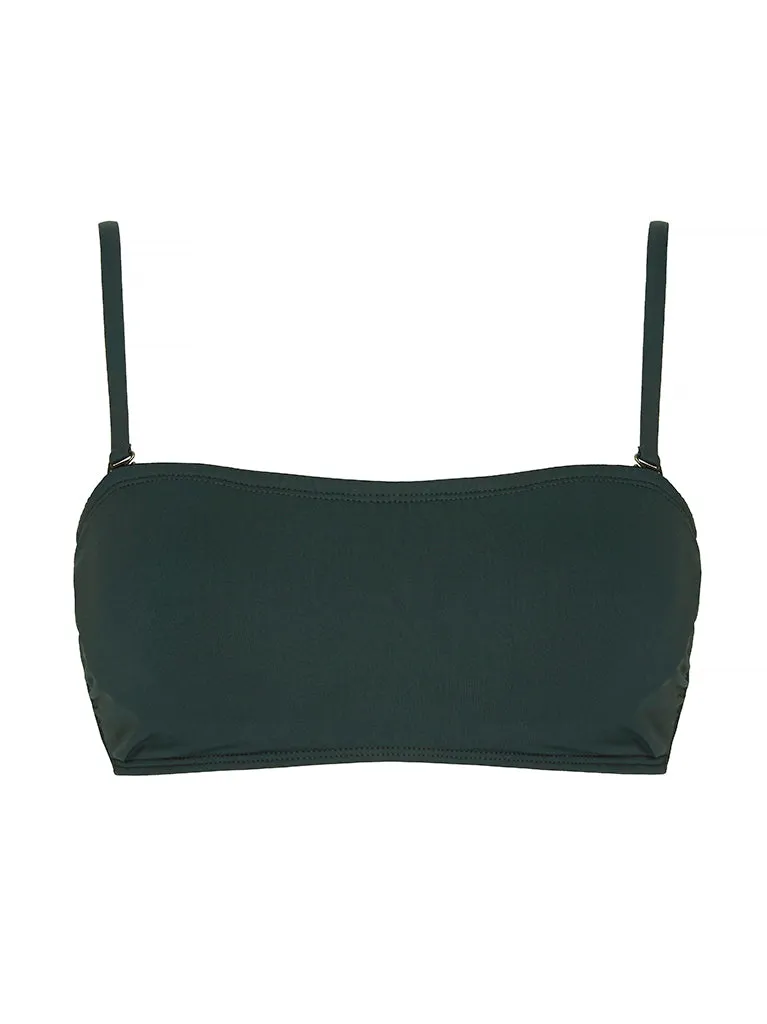 HOSSEGOR Bikini Top | Forest Green