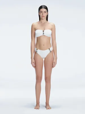 Ilana White Bikini Top