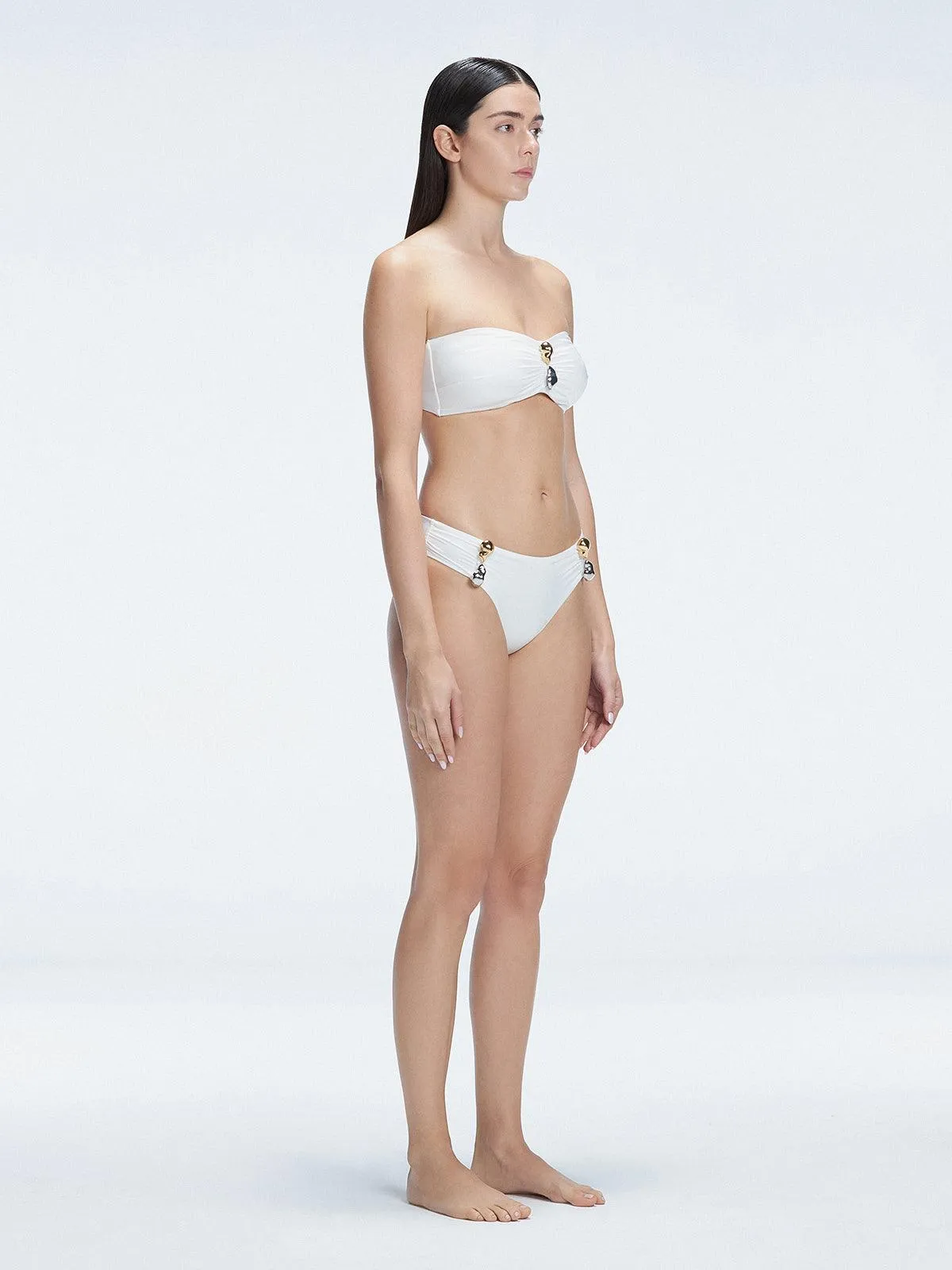 Ilana White Bikini Top