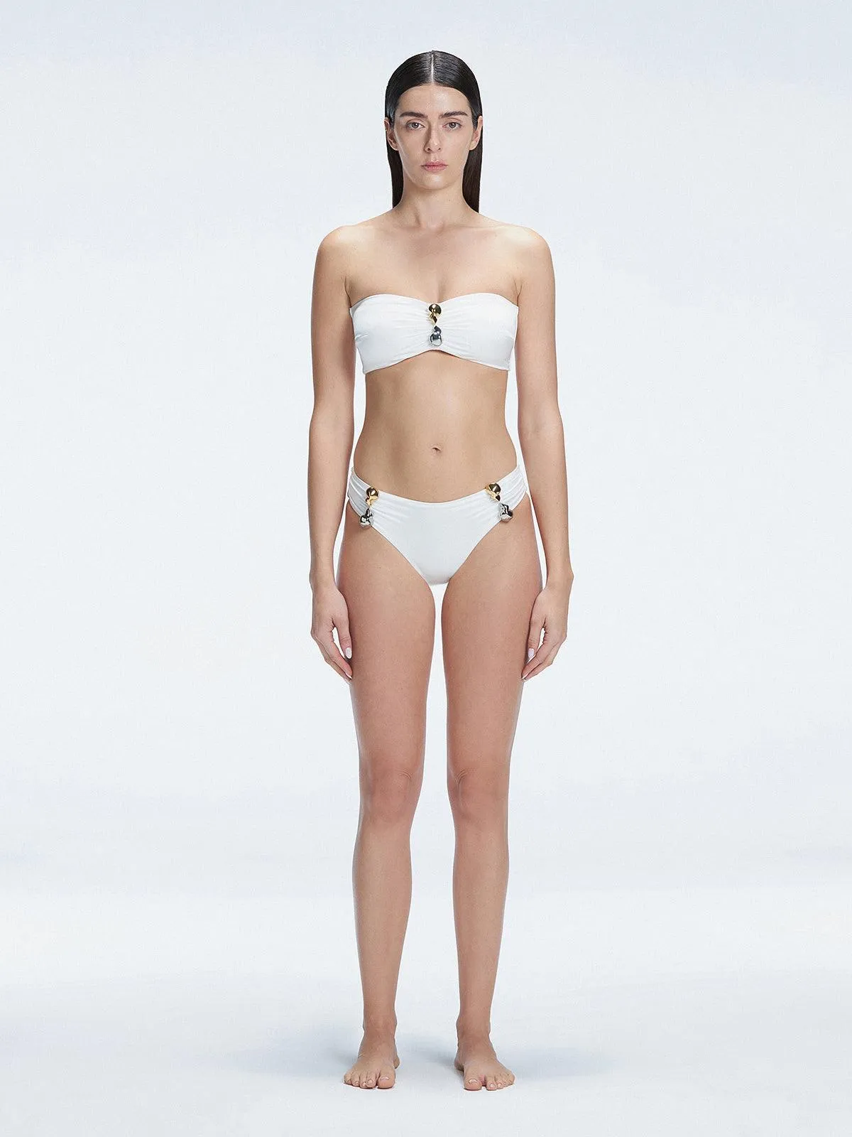 Ilana White Bikini Top