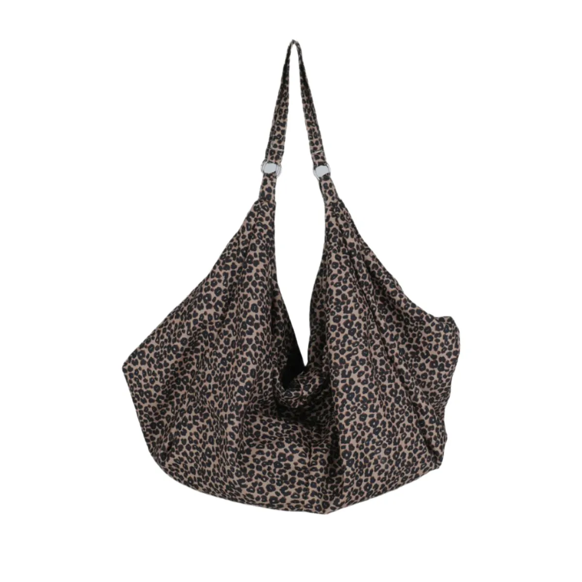 Leopard Polyester Tote Bag