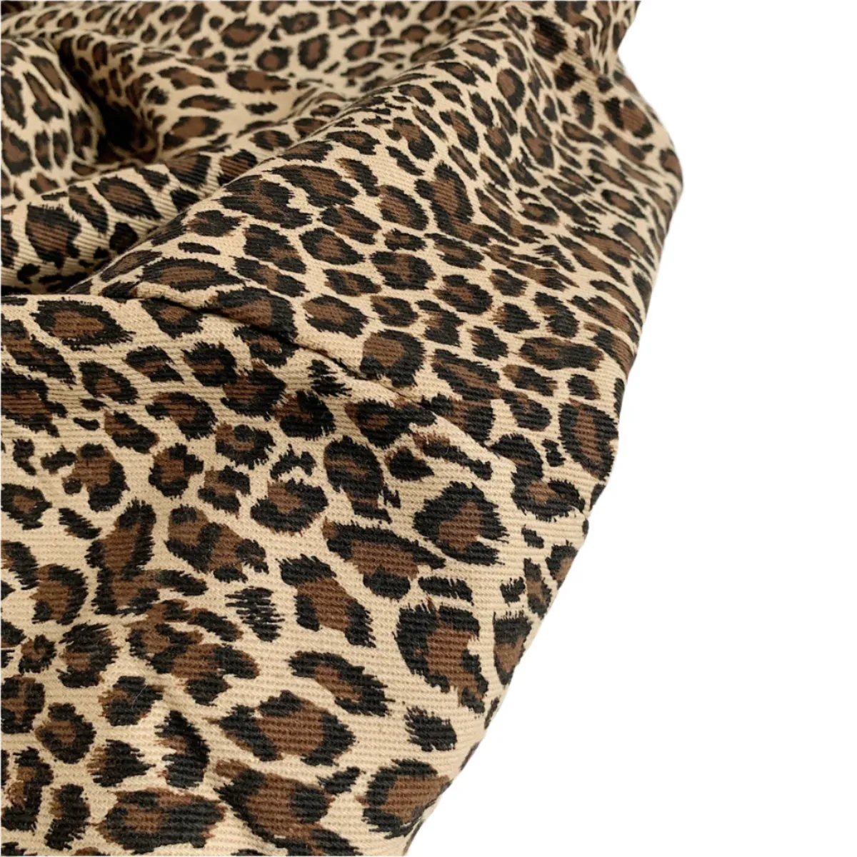 Leopard Polyester Tote Bag