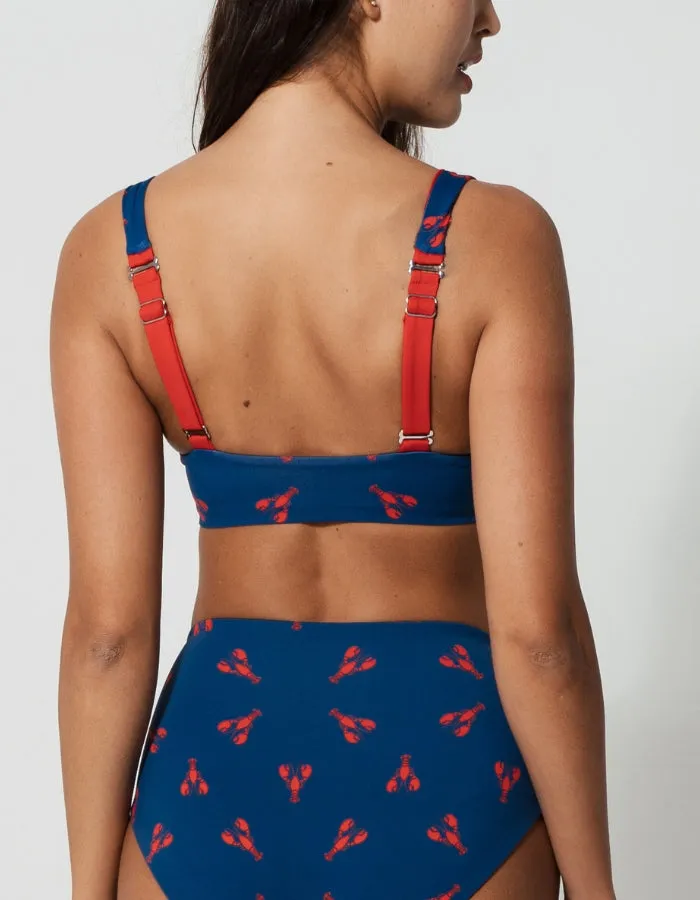 Lobster Tank Womens Bikini Top