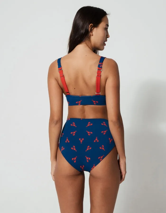 Lobster Tank Womens Bikini Top