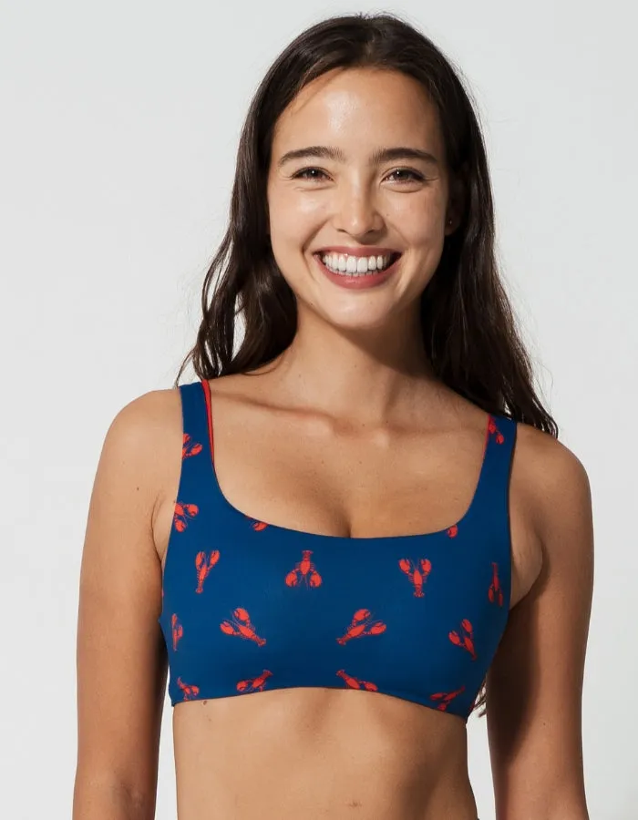 Lobster Tank Womens Bikini Top