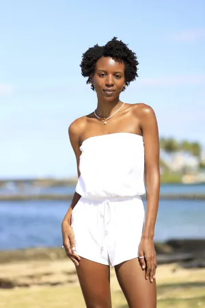 Marley Romper - Pure White