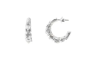 Marwari Silver (Small) Hoops