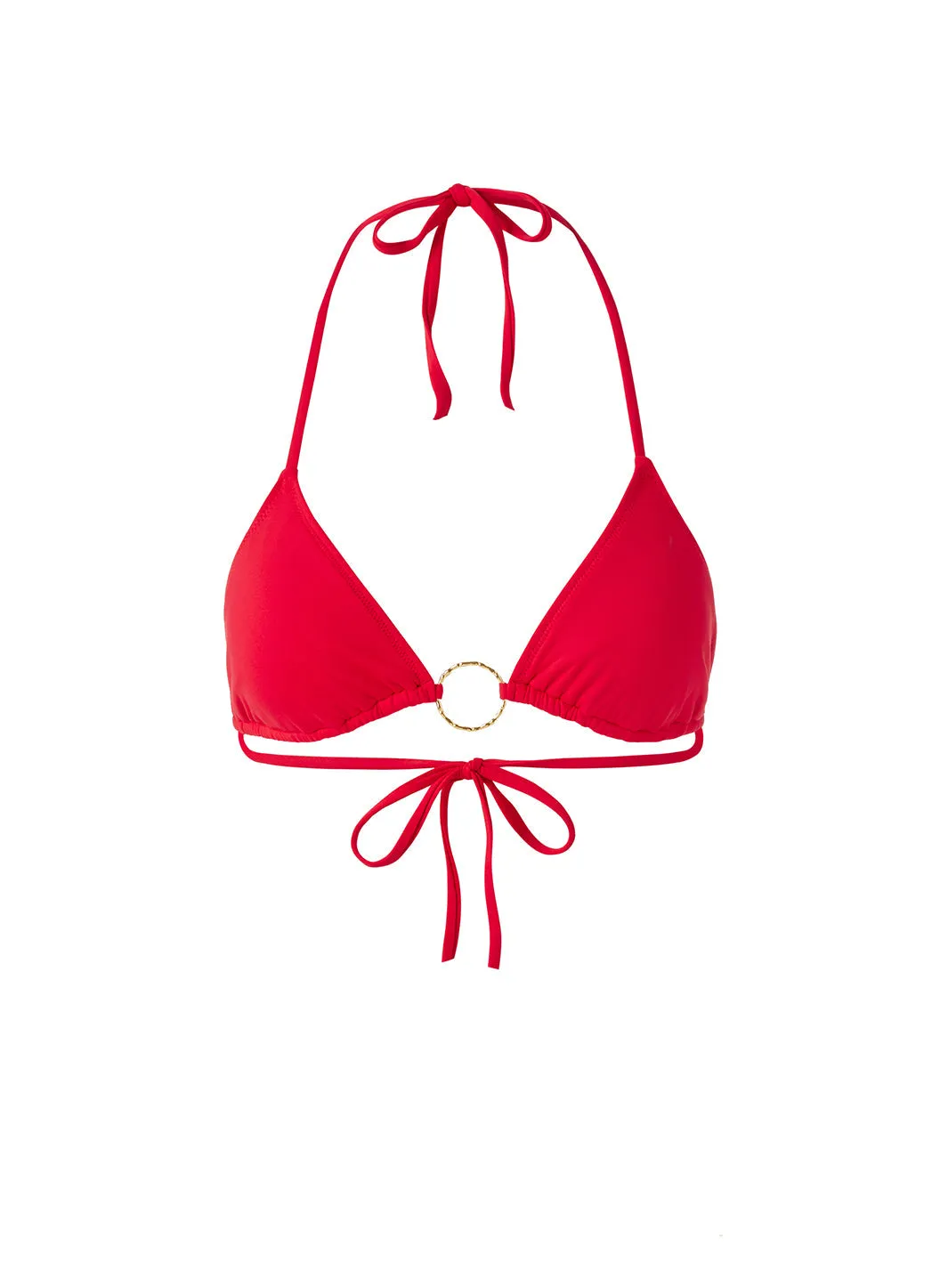 Miami Red Bikini Top
