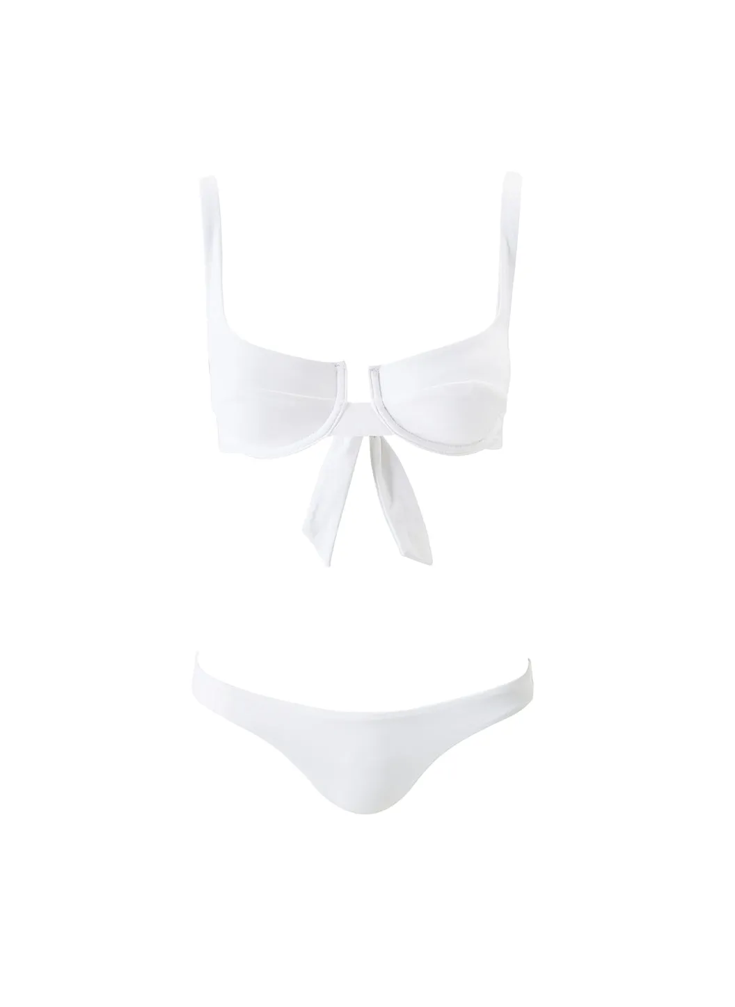 Milan White Bikini