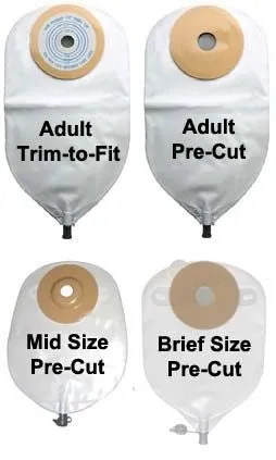 Nu Flex 7/8" Urinary Pouch w/Flutter Valve