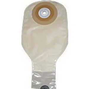 Nu-Flex Adult Drainable Pouch with Barrier Trim To Fit 1"-1-3/8" Opening Convex, 24 oz. Opaque Roll-Up.