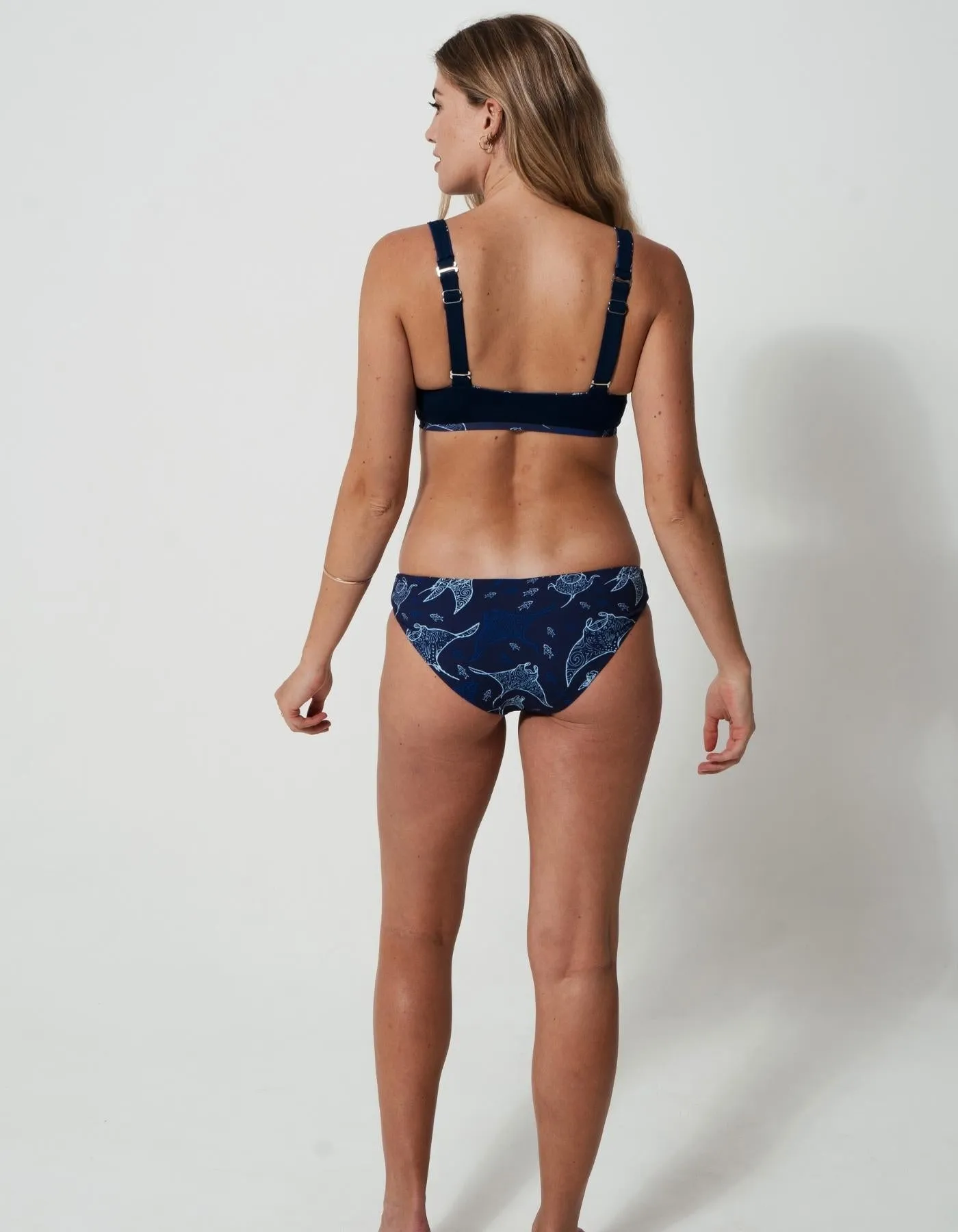 Ocean Manta Womens Tank Bikini Top